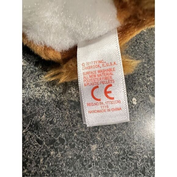 Ty Beanie Boos TAIA the brown dog Plush 6” - Picture 9 of 9